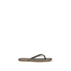 Pedro García Bicolor Crystals Flat Sandals