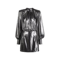 BLANCA VITA Silver Polyester Cocktail Dress