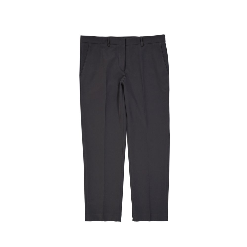 BLANCA VITA Gray Elastane Cropped Pants