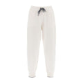 Brunello Cucinelli White Cashmere Casual Pants