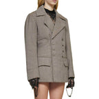 Maison Margiela Brown Wool Blazer