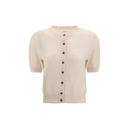 Lisa Yang Beige Cashmere Cardigan