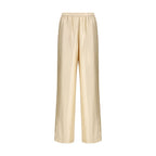 Loulou De Saison Beige Viscose Casual Pants