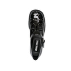 Miu Miu Black Calfskin Ballet Flats