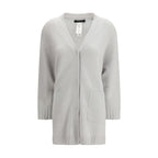 Fabiana Filippi Gray Wool Cardigan