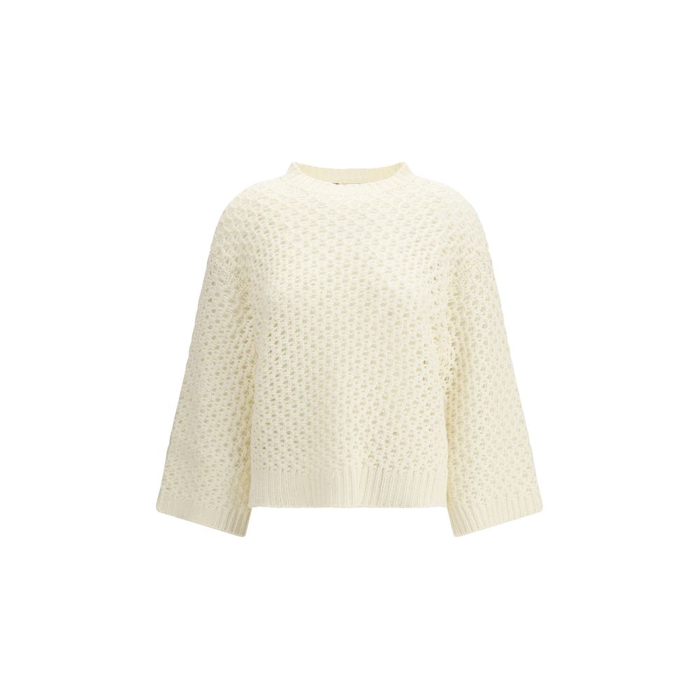 Fabiana Filippi Beige Wool Sweatshirt