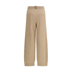 Fabiana Filippi Beige Wool Oves Aries Casual Pants