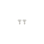 Self-Portrait Silver Brass Earrings