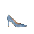 Gianvito Rossi Blue Leather Pumps