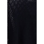 Allude Blue Wool Sweatshirt