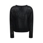 Allude Black Wool Cardigan