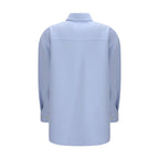 Fabiana Filippi Blue Wool Full-Length Jacket