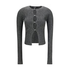 Amiri Black Viscose Cardigan