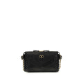 Valentino Garavani Black Calf Leather Bos Taurus Shoulder Bag