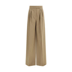 Max Mara Beige Wool Casual Pants