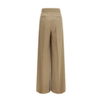 Max Mara Beige Wool Casual Pants
