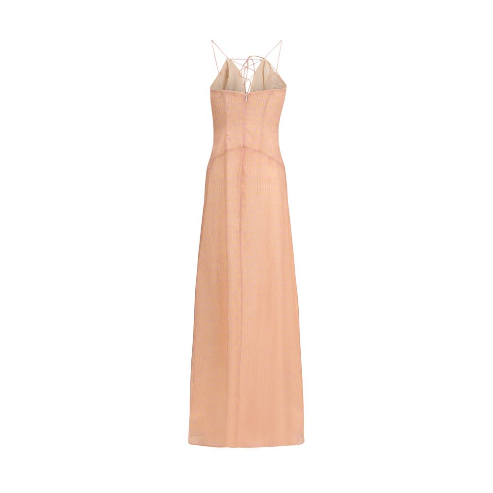 Kristina Ti Multicolor Silk Casual Dress