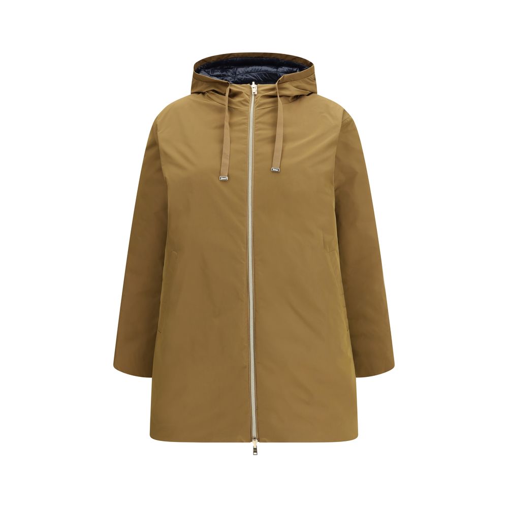 Herno Blue Polyester Coat