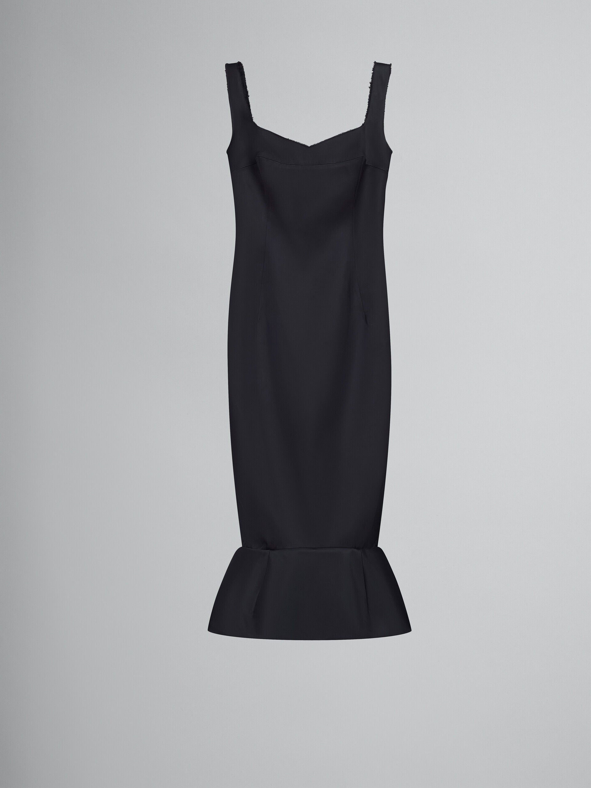 Marni Black Fibres Cocktail Dress
