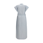 Jacob Cohen Blue Copper Long Dress