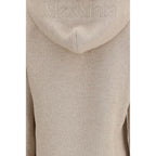 Max Mara Pure Beige Cotton Sweatshirt