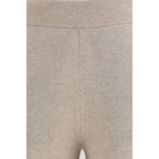 Max Mara Pure Beige Cashmere Casual Pants