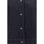 Max Mara Pure Blue Cotton Denim Jacket