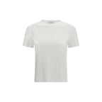 Max Mara Pure White Cotton T-Shirt