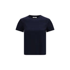 Max Mara Pure Blue Cotton T-Shirt