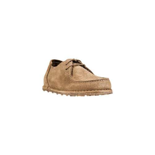 Birkenstock Gray Suede Leather Lace-Up Boots