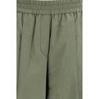 Brunello Cucinelli Bicolor Cotton Casual Pants