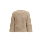 Fabiana Filippi Beige Wool Sweatshirt