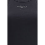Maison Kitsuné Black Cotton Casual Dress