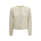 Maison Kitsuné Beige Cotton Cardigan