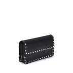Valentino Garavani Black Calf Leather Bos Taurus Wallet