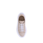 Casadei Beige Other Fibres Platform Sneakers