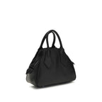 Vivienne Westwood Black Calf Leather Bos Taurus Handbag