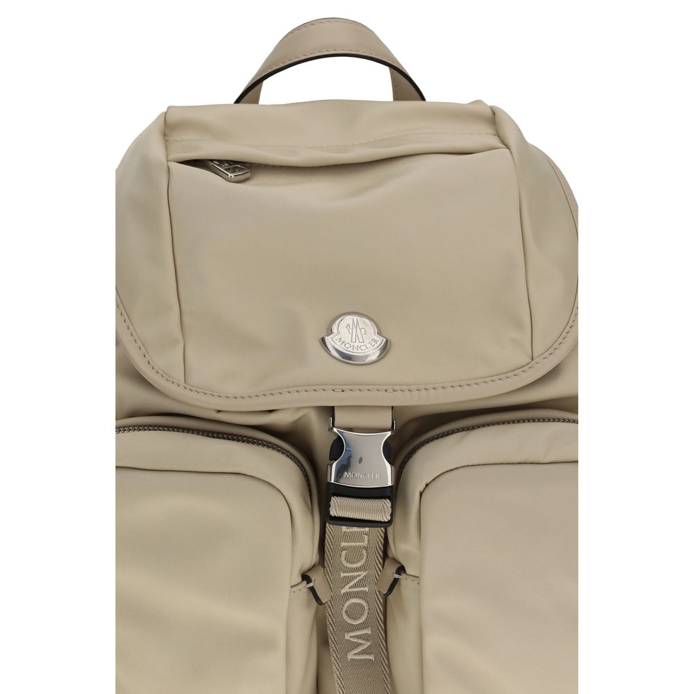 Moncler Beige Polyamide Backpack