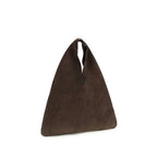 Manebi Brown Calf Leather Bos Taurus Shoulder Bag