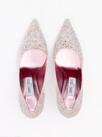 Jimmy Choo Candy Pink Glitter Love 85 Pumps