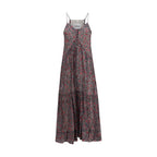 Marant Etoile Purple Cotton Casual Dress