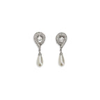 Alessandra Rich Silver Brass Earrings