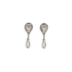 Alessandra Rich Silver Brass Earrings
