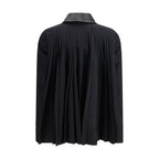 Max Mara Black Polyester Pattern Shirt