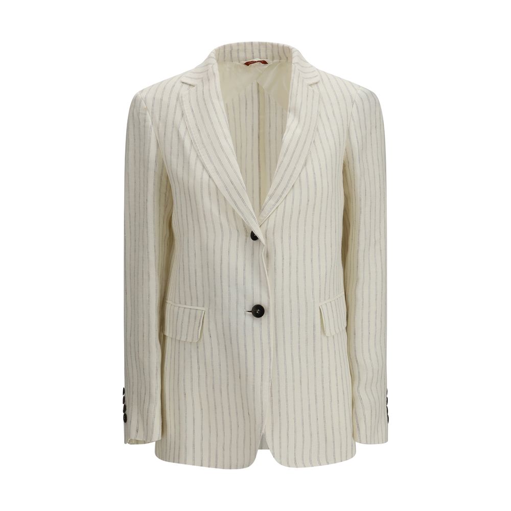 Max Mara Beige Linen Blazer