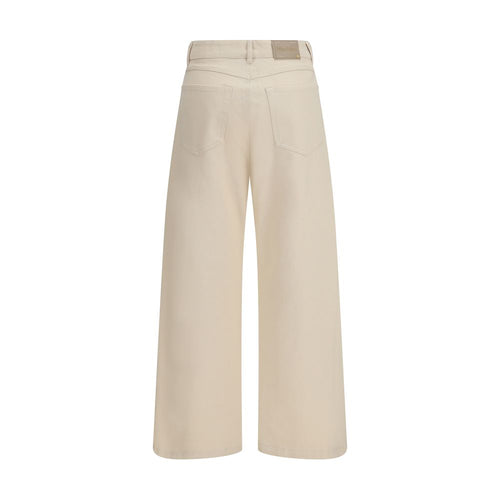 'S Max Mara Beige Cotton Casual Pants