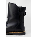 Birkenstock Black Leather Ankle Boots