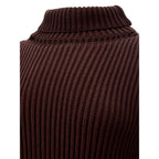 Bottega Veneta Brown Viscose Casual Dress