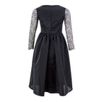 Lardini Black Polyester Cocktail Dress