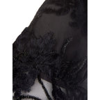 Lardini Black Viscose Cocktail Dress